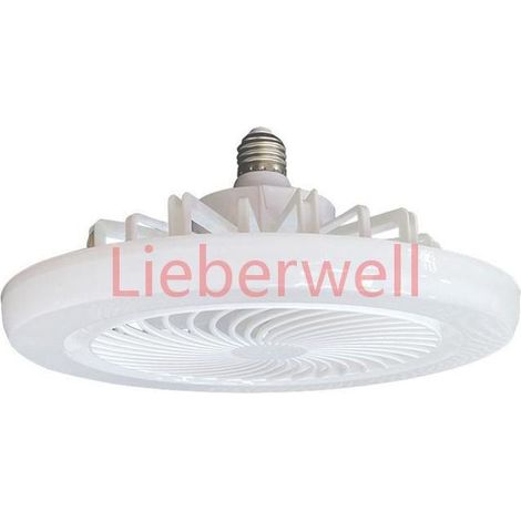 10in Flush LIEBERWELL Mount Ceiling Fan with Light and Remote, Modern Small Ceiling Fan, 85-265V, 3 Speeds, Quiet, E27 Socket, White (1/5)