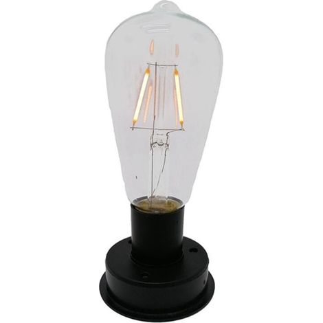1Pc Solaire LED Ampoule à Filament de TungstèNe Lampe 2800K Capteurs LumièRe Automatique ClôTure Veilleuses pour Jardin (8.5Cm) (1/4)