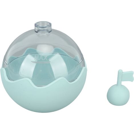 Eiskugelform mit einfacher Entformung, lebensmittelechtes Silikon, Einfüllöffnung oben, Eiskugelform für Whisky, Cocktails, blau (1/5)