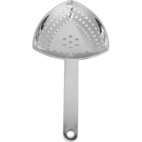 Filtre à thé triangle inoxydable miroir, séparateur à glaçons, passoire à glace en acier inoxydable (1/5)