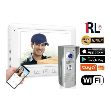 Kit Videocitofono 4 Fili familiare Monitor 7 pollici wifi smart app Tuya