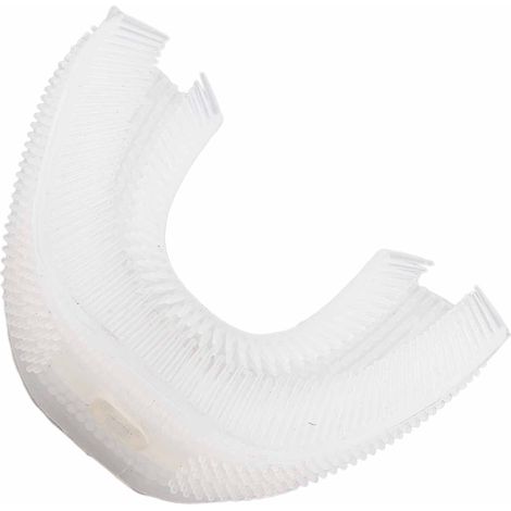 Tête de brosse à dents de rechange en silicone en forme de U pour brosse à dents électronique automatique (1/5)