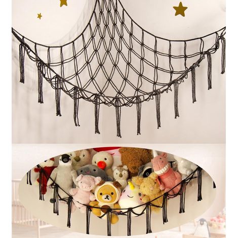 Hamac de rangement pour peluches - Filet de rangement pour ours en peluche (1/5)