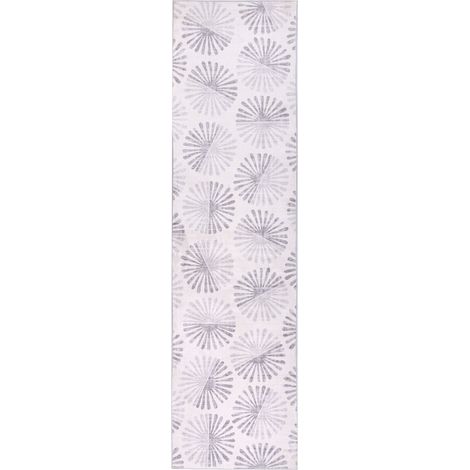 Teppich CATAK Cremeweiß 80 x 300 cm