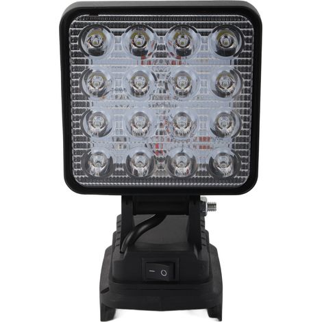 Kabellose LED-Arbeitsleuchte mit 18-V-Lithium-Akku, superhelle Außenleuchte, Flutlichtstrahler für BL1830, 1840 und 1850 (1/5)