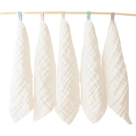 Lot de 5 serviettes de toilette pour enfants avec imprimé de dessins animés, idéal pour la maternelle. (1/5)