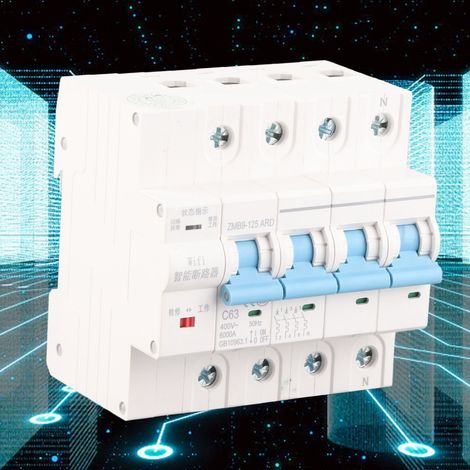 Disjoncteur intelligent WiFi 4P interrupteur sans fil télécommandé 400V 63A (1/5)