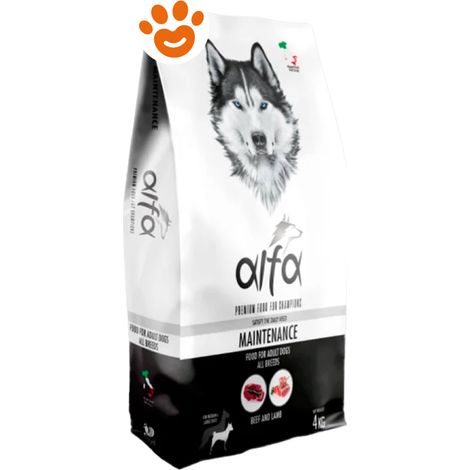 Dagel Alfa Dog Adult All Breed Maintenance con Manzo e Agnello - Sacco 20 Kg -