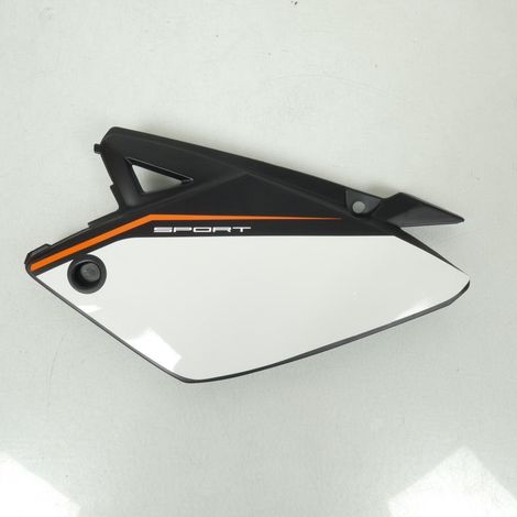 Cache latéral gauche pour moto Rieju 50 MRT 2011 Sport blanc (1/3)