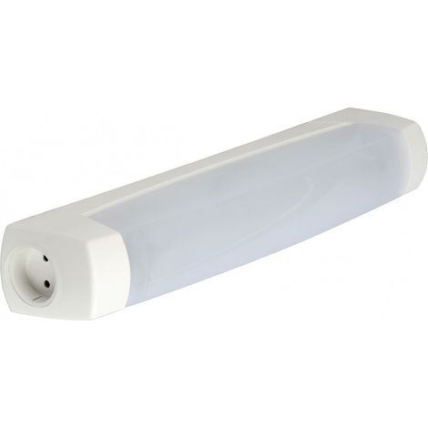 L'Ebenoïd 055217 Réglette salle de bains Eo Avec Pc Rasoir 2P 20Va+Diffuseur SSL (1/2)