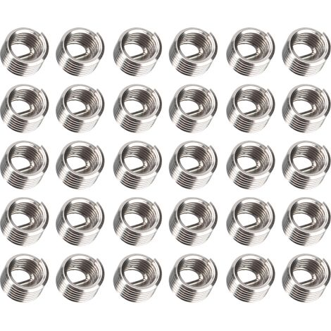100 inserts M2.5x0.45 acier inoxydable, manchon de filetage, réparation de taraudage 1,5D (1/5)