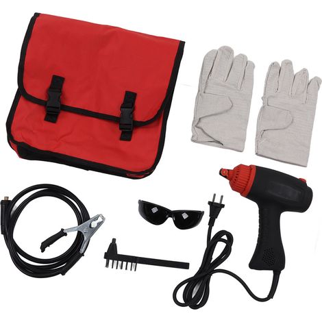 Mini chalumeau électrique portatif 2500W 220V prise UE, poste à souder intelligent à puce, usage domestique, IP21S, kit compact. (1/5)