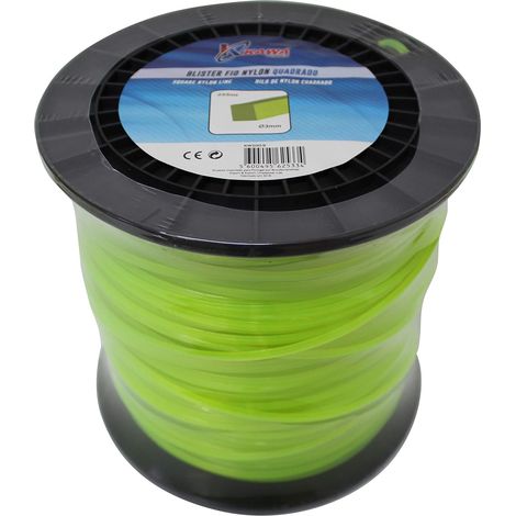 Kawapower Hilo de nylon cuadrado 3 mm 255 m (1/2)