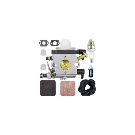 WT-253-1 Vergaser für Stihl Laubbläser BG72, BG75, HS80, FS80, FS85 und BG4227. Ersetzt WT253 42271200600 inklusive Luftfilter, Zündkerze, Kraftstofffilter und Kraftstoffleitung. (1/5)