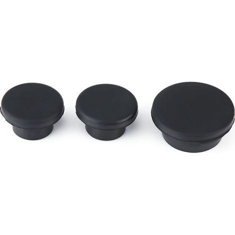 Ulisem Set of 3 Rubber Plugs for Jeep Wrangler JK 2007-2018 Tailgate, for Spare Tire Carrier (1/4)