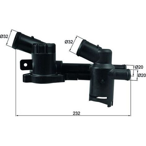 Thermostat, liquide de refroidissement MAHLE TH 52 AUDI 03F121111A