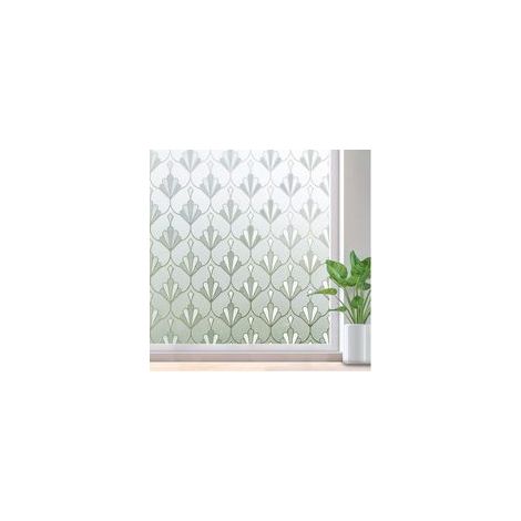Film pour vitre électrostatique dépoli opaque 40x200cm – Anti regard – PVC et PET – Bloque 84 % des UVA, 99 % des UVB (1/5)