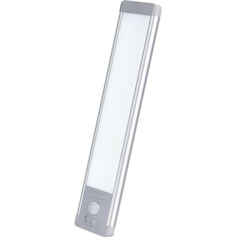 Lampe de Placard LED 25CM Super Lumineuse Cuisine Reglette 4 Modes  Rechargeable, 3 Couleurs&5 Luminosités, Détecteur de Mouvement, Installation Facile Lampe d'Armoire Magnétique Forte-2 Pack,  [Class (1/5)