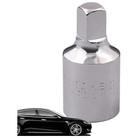 Bouchon de vidange boîte vitesses Outil clé à douille carré inviolable 1/2 pouce, bouchon d'huile dégagement rapide pour vis carter Vidange D'huile S8 - (1/5)