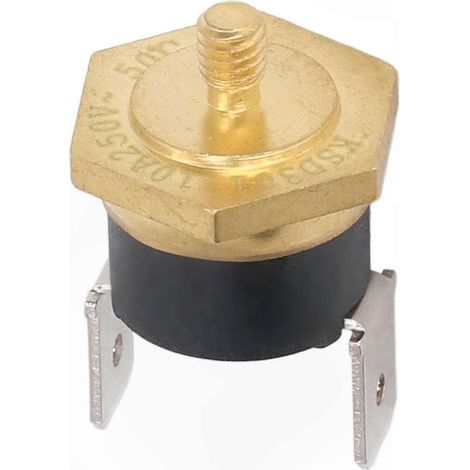 Thermostat bimétallique 40°C, interrupteur thermique à action brusque, normalement fermé, M4, 250V, lot de 5 pièces (1/5)