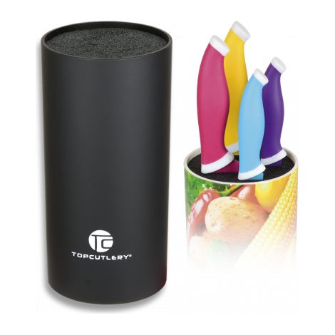 Spina colore nero Top Cutlery con canne in fibra, dimensioni 11 X 22 X 11 Cm, 20069