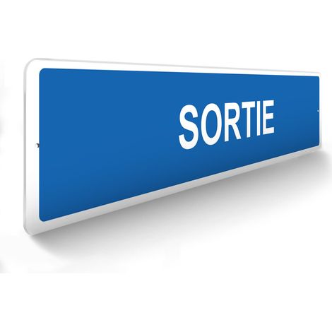 Panneau de signalisation pour parking · Sortie - 48 x 10 cm (1/5)