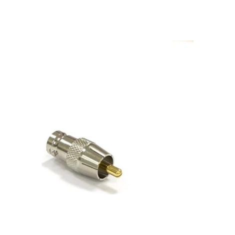 Adaptateur coaxial RS PRO RCA Mâle vers BNC Femelle, Droit, , 75O, 250Hz ( Prix pour 1 )