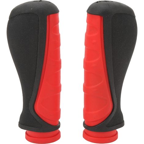 2 pièces Manchons Poignée Anti-dérapants pour Scooter Électrique, Amortisseurs de Chocs en Caoutchouc Rouge pour SmartGyro (1/5)