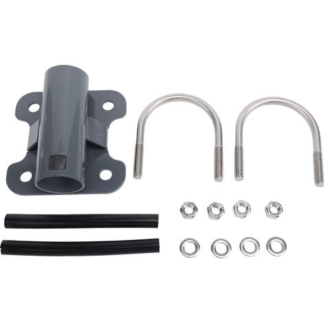Ortviai Adaptateur de tube pour antenne Starlink GEN 2 V2 en acier inoxydable, support universel pour toit et rail
