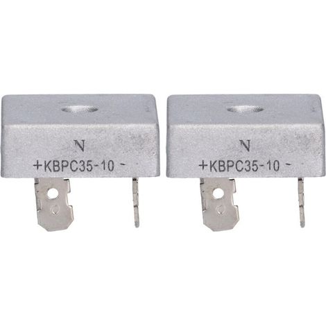 2 pièces redresseur de pont diode 4 broches pour générateur essence KBPC3510 (1/5)