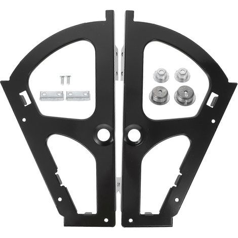 Schuhregalhalterungen, Schuhregalrahmen, Schuhregalböden – 23,5 x 13 x 2 cm – Schwarz (1/4)
