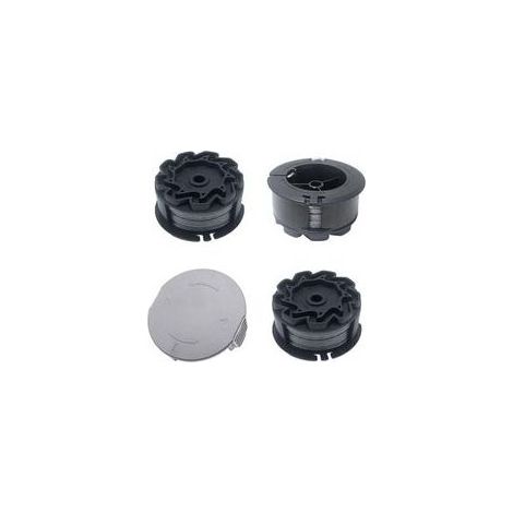 Lot de 3 bobines de rechange pour UniversalGrassCut 18V-26/18V-260/18/18-26/18-260, pour F016800570 et 1600A01R5J (6 m, 1,6 mm) (1/4)