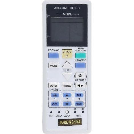Télécommande A75C4406 pour climatiseur Panasonic (compatible avec les modèles A75C4143 et A75C4145) (1/5)