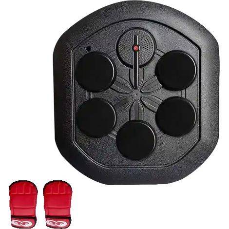 Machine à boxer, montée au mur, fonctionnalité musicale Bluetooth, Avec des gants à demi-doigts (1/2)