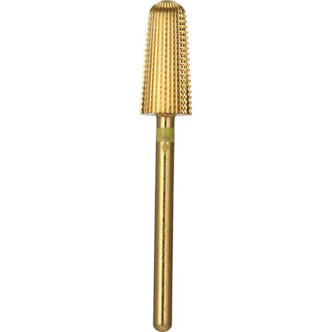 Fresas cónicas de carburo para uñas, 2,35 mm, accesorios de perforación de carburo de doble cara para taladros de manicura y fresadoras.