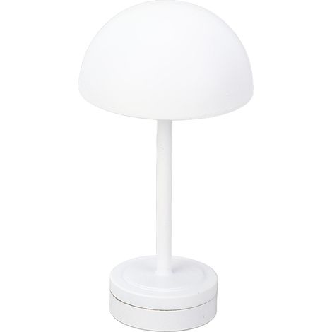 Lampe miniature pour maison de poupée (échelle 1:12), mini lampe à piles blanche demi-ronde, idéale pour le salon, le bureau ou la chambre. (1/5)