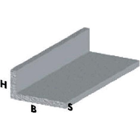 5PZ PROFILO CROMO H.200 cm ELLE 20X10X1 mm
