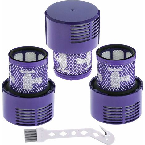 Pack V10 Filters for Dyson V10 Animal V10 Absolute V10 Total Clean V10 Cyclone SV12 Cordless Vacuum Cleaner Replacement Filters Washable Replacement Parts, Replacement Part  969082-01 & 96908201 (1/5)