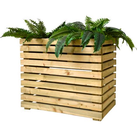 Fioriera Flora 83X31X H 70 Cm in legno autoclavato (1/5)
