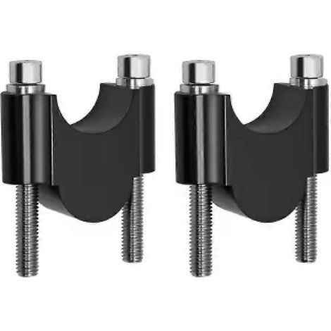 Rehausseur de guidon 22 mm (7/8 po) pour moto, fixation par collier de serrage, compatible Honda, BMW, Yamaha et Suzuki. Code de rehaussement universel. (1/5)