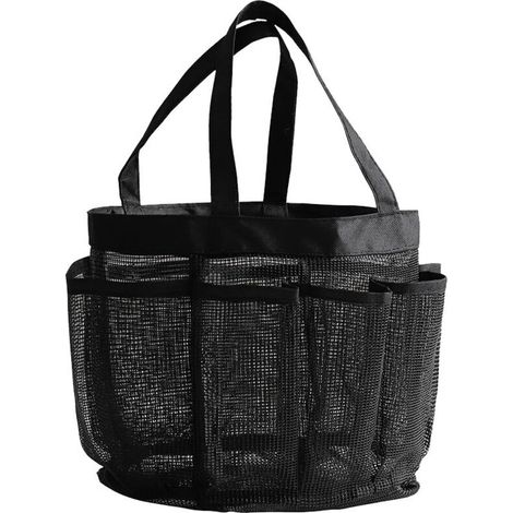 Cestino portaoggetti da doccia in rete – Cesto da doccia in rete, borsa a tracolla, beauty case, organizer per asciugare il bagno (1/4)