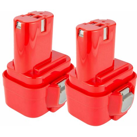 2 Stück 9,6 V 4,8 Ah Ni-MH Ersatz für Makita 9120 9122 9134 9135 9135A 9100A 9101A 9102 6261D 6207D PA09 9100 192019-4 192596-6 19263 8-6 193099-3 193156-7 (1/5)