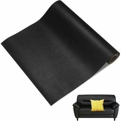 Rouleau Adhesif Cuir, Patch Réparation En Cuir, Simili Cuir Autocollant, Cuir Patch Réparation, Cuir Patch Kit, Pour Réparation Et Rénovation De Cuir De Meubles De Canapé Siège Auto, 35 x 137 c