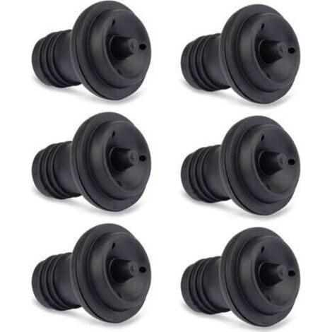 6 pièces-bouchons pour pompe vide-gris,Bouchon vin rouge, bouchon sous vide vin rouge, bouchon bouteille sous vide vin, bouchon individuel (1/3)