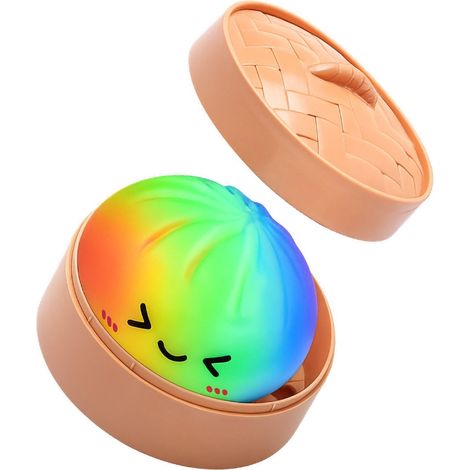 Baozi réaliste à presser, jouet anti-stress relaxant pour adultes (0,22) avec vapeur (1/5)