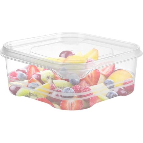 Contenitori per alimenti ermetici - Contenitori per la preparazione dei pasti Scatole per alimenti, cassetta per frutta con coperchio per frigorifero, ideali per conservare e trasportare alimenti (1/5)