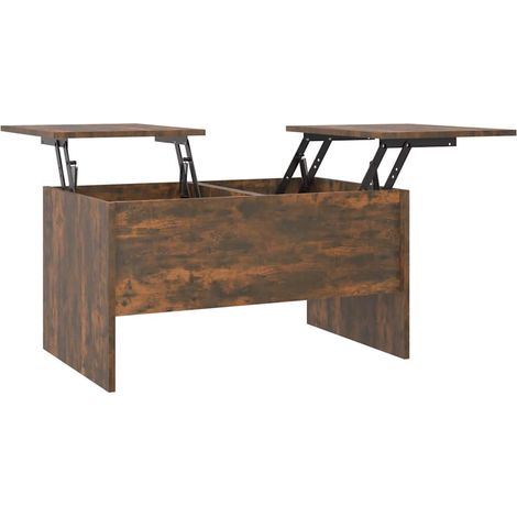 Maison Exclusive - Couchtisch Räuchereiche 80x50x42,5 cm Holzwerk