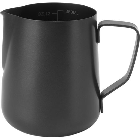 Verseuse à lait 304 acier inoxydable, pichet à mousser café avec échelle, tasse à crème 350ML pour café et cuisine (1/5)