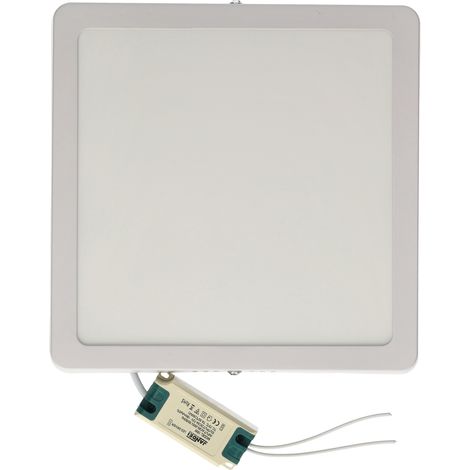 Jandei - Downlight LED 18W 4000oK cuadrado superficie blanco Plafon LED (1/5)