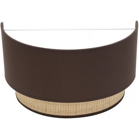 Lampada da parete Kandy FABRILAMPLampada da parete con dettagli naturali FABRILAMP
